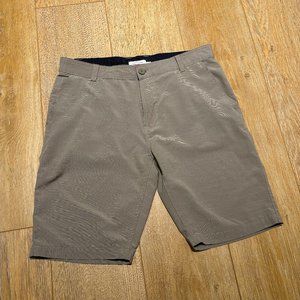 James Cromwell Khaki Tan Dress Shorts Bermuda Men's Size 30